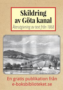 Book Cover: Skildring av Göta kanal