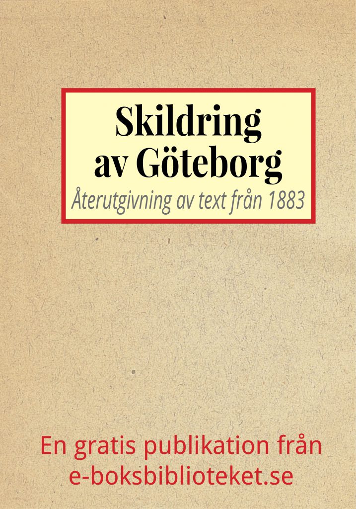 Book Cover: Skildring av Göteborg