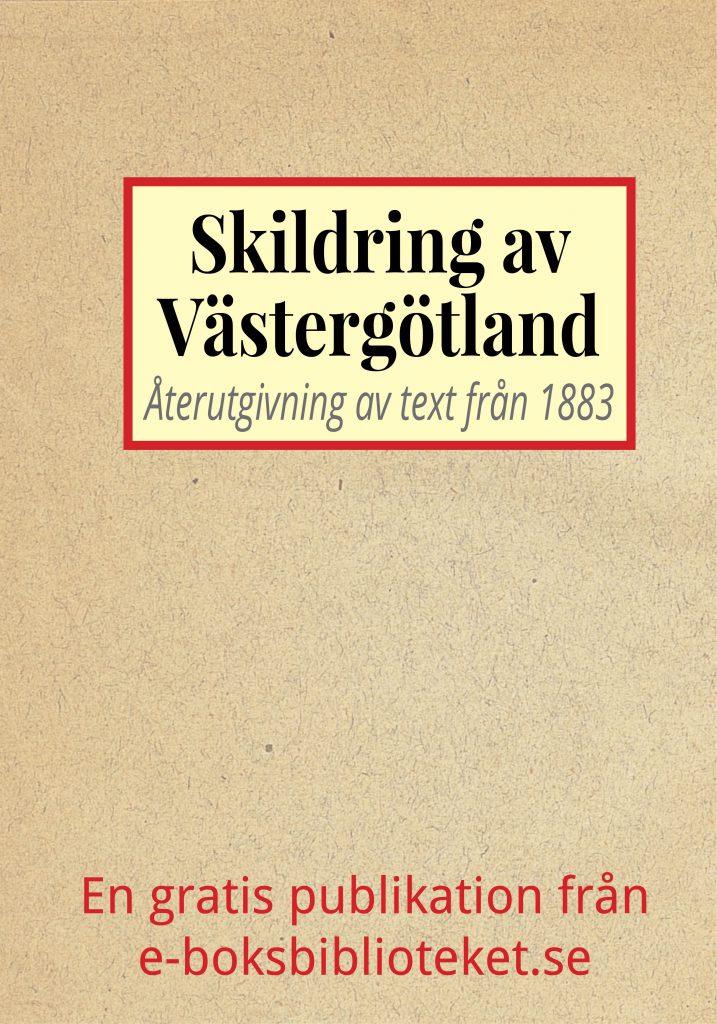 Book Cover: Skildring av Västergötland