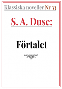 Book Cover: Klassiska noveller 33. S. A. Duse – Förtalet. Berättelse i dialog