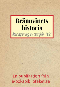 Book Cover: Brännvinets svenska historia