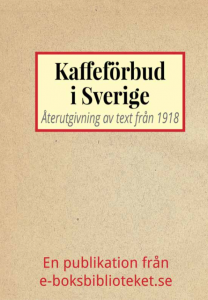 Book Cover: Kaffeförbud i Sverige