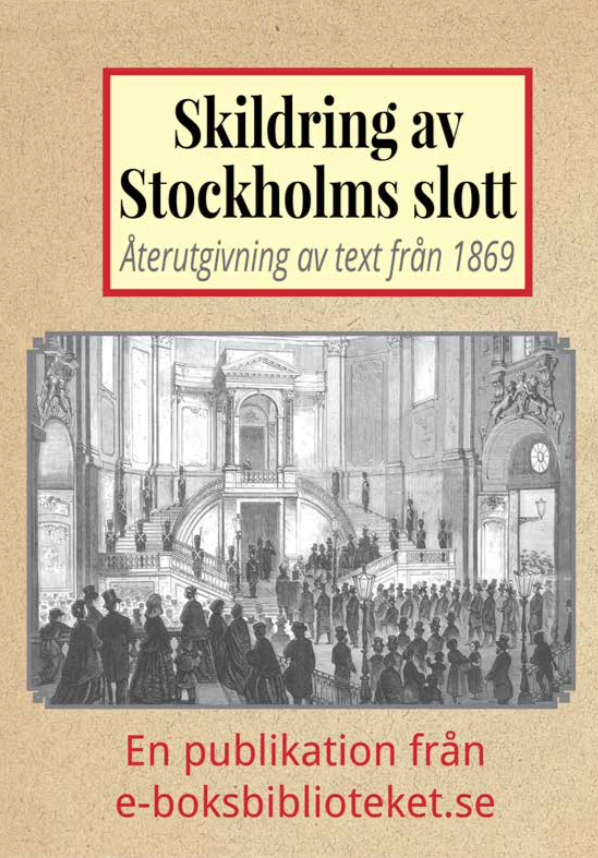 Book Cover: Skildring av Stockholms slott