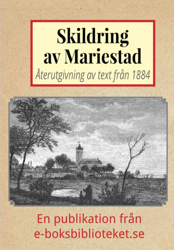 Book Cover: Skildring av Mariestad