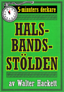 Book Cover: Halsbandsstölden. 5-minuters deckare