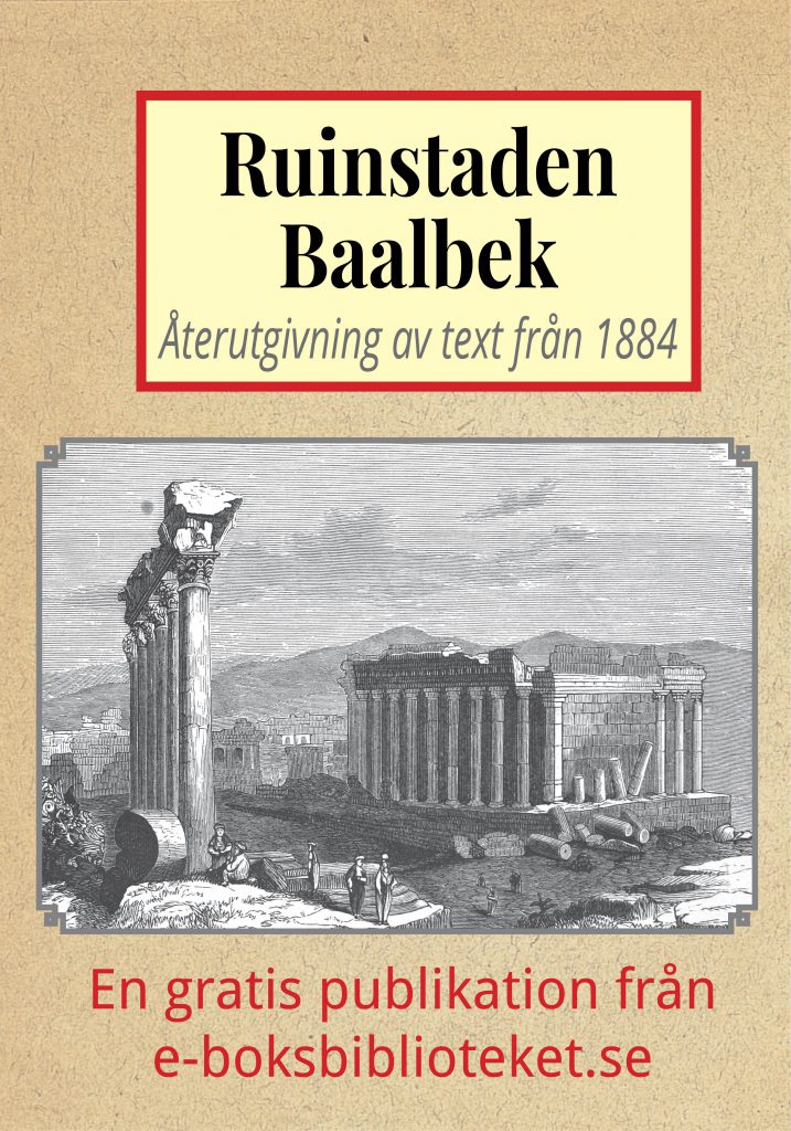 Book Cover: Skildring av ruinstaden Baalbek