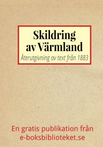 Book Cover: Skildring av Värmland år 1883