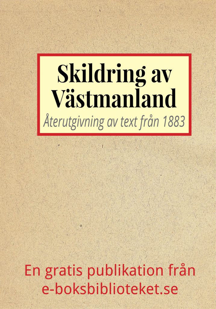 Book Cover: Skildring av Västmanland