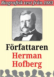 Book Cover: Biografi: Författaren Herman Hofberg