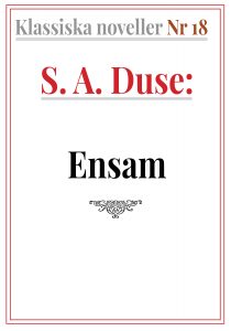 Book Cover: Klassiska noveller 18. S. A. Duse – Ensam