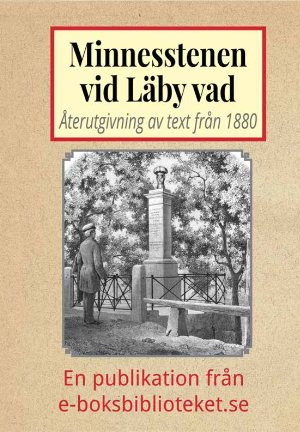 Book Cover: Minnesstenen vid Läby vad
