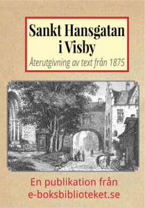 Book Cover: Skildring av Sankt Hansgatan i Visby år 1875