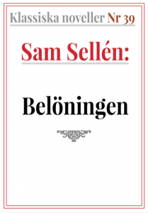 Book Cover: Klassiska noveller 39. Sam Sellén – Belöningen