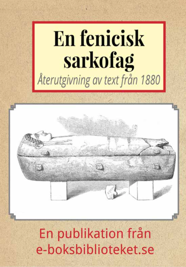 Book Cover: En fenicisk sarkofag