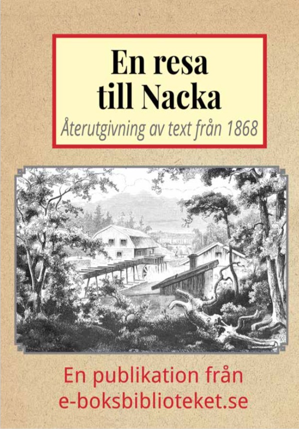 Book Cover: En utfärd till Nacka