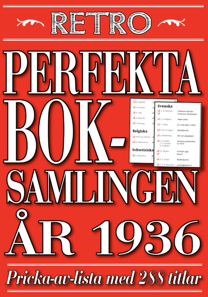 Book Cover: Den perfekta boksamlingen år 1936
