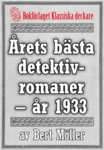 Book Cover: Årets bästa detektivromaner år 1933