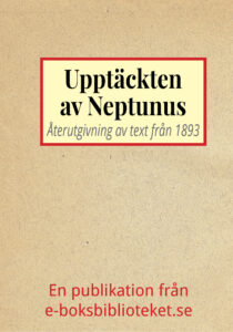 Book Cover: Upptäckten av planeten Neptunus