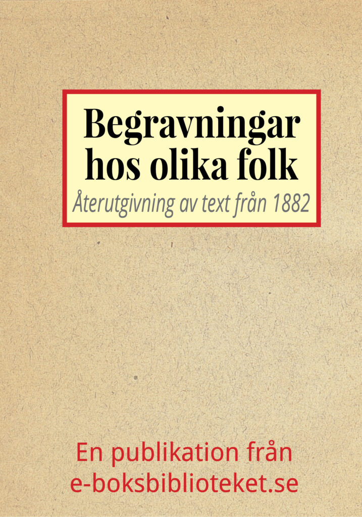 Book Cover: Begravningssätt hos olika folk